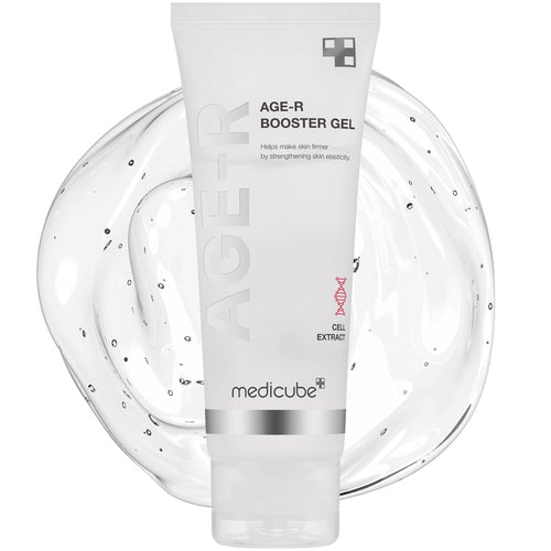 Medicube Age-R Booster Gel Serum for Skin Care Devices - Moisturizing and Nourishing Facial Serum with Plant Stem Cell Extract Hyaluronic Acid Collagen - Hypoallergenic Korean Skin Care